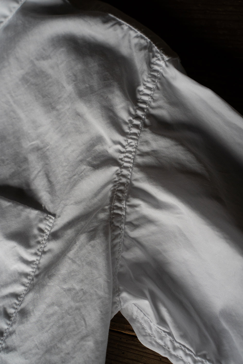 SH01B ボックスレギュラー2本針シャツ(WHITE)