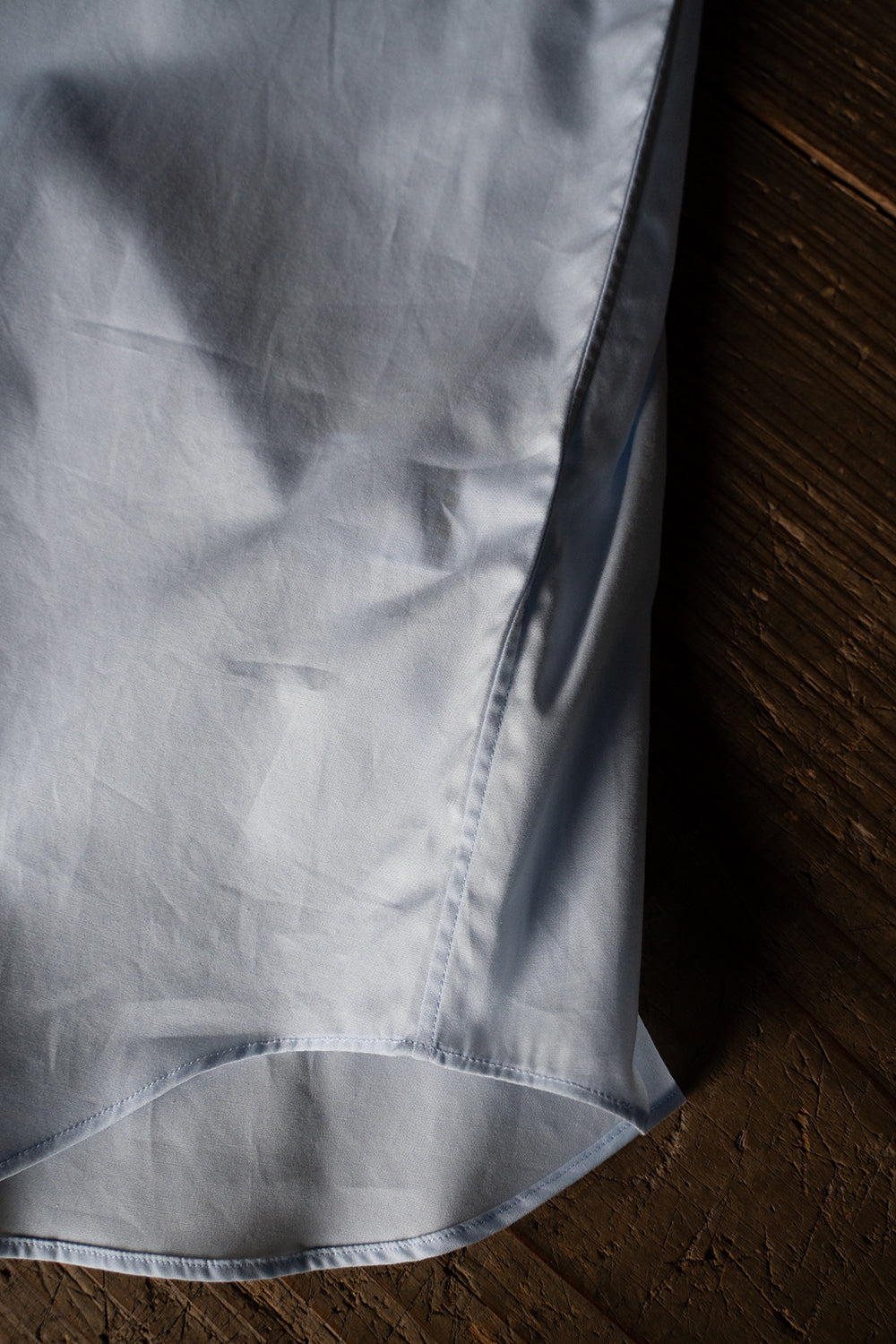 【ラスト1点】SH04B ブロードボックスNEWワイドカラーシャツ(SAX)