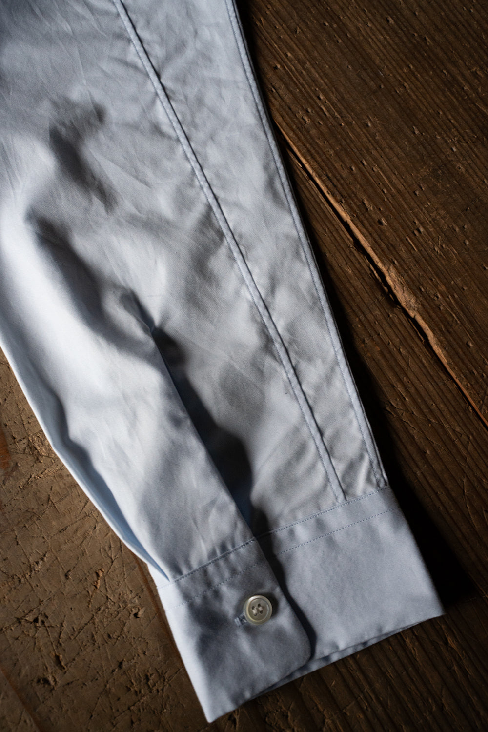 SH04B ブロードボックスNEWワイドカラーシャツ(SAX)