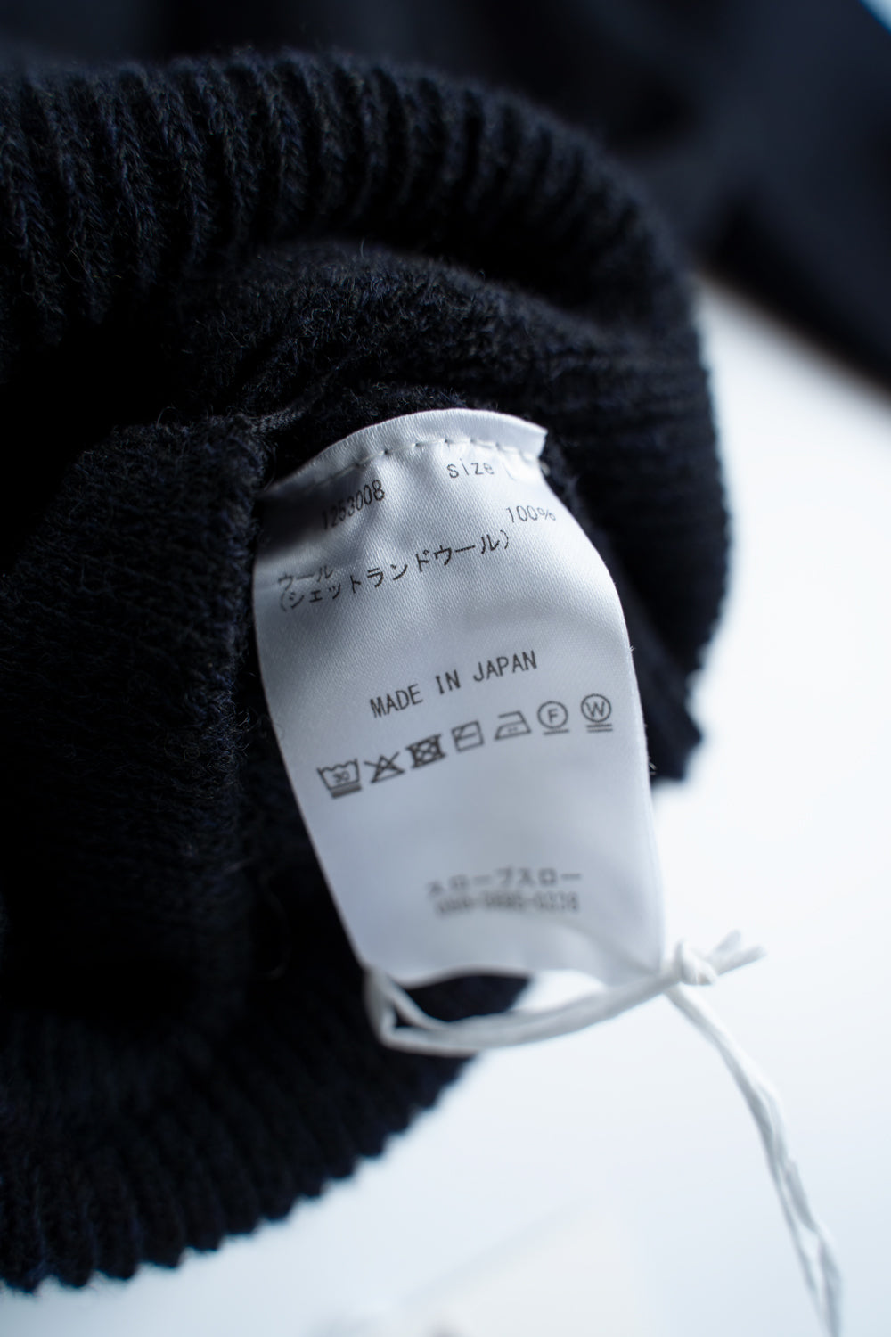 Hard Twisted Shetlandwool TYPE C-2(NAVY)