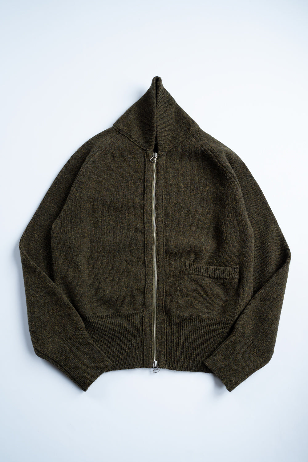 【ラスト1点】Hard Twisted Shetlandwool TYPE C-2(KHAKI MIX)