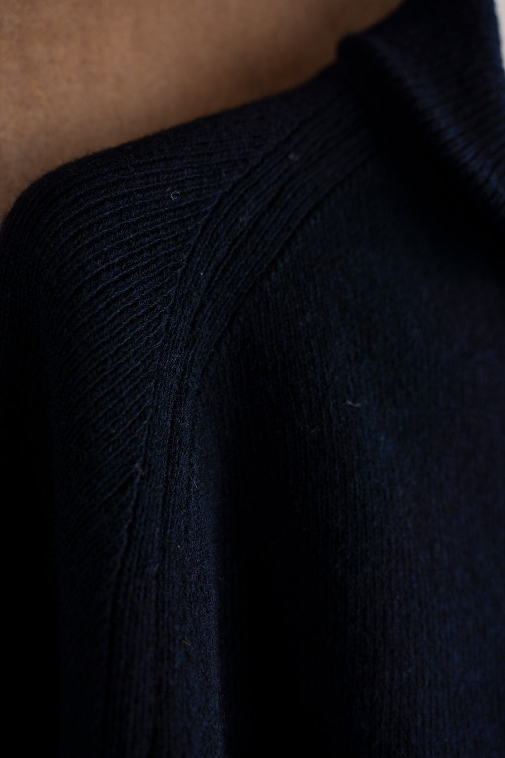 Hard Twisted Shetlandwool TYPE C-2(NAVY)