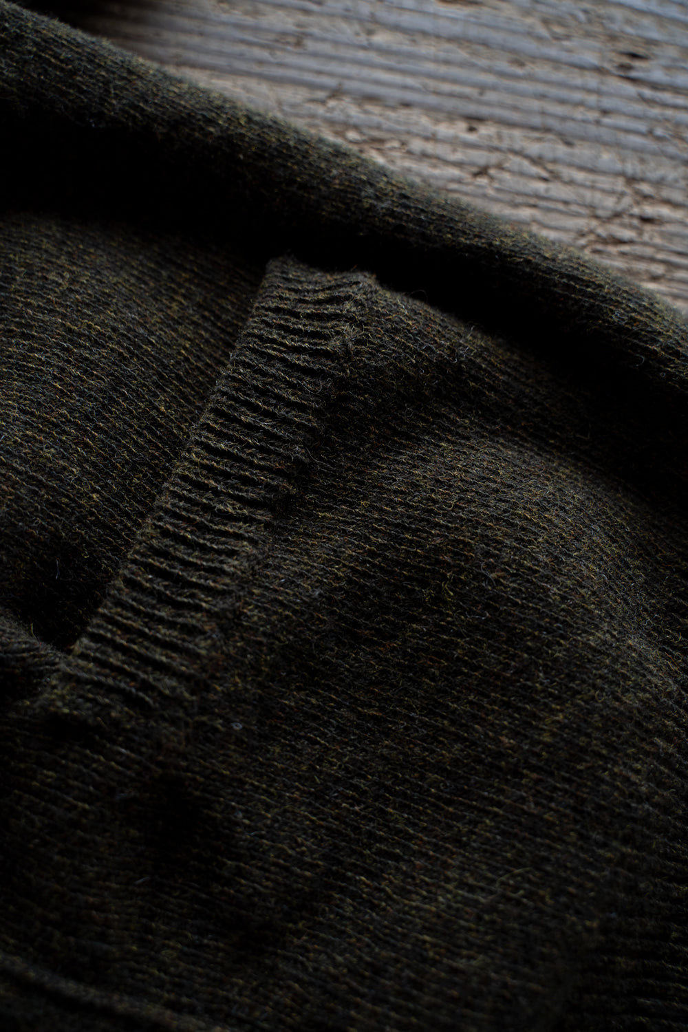 【ラスト1点】Hard Twisted Shetlandwool TYPE C-2(KHAKI MIX)