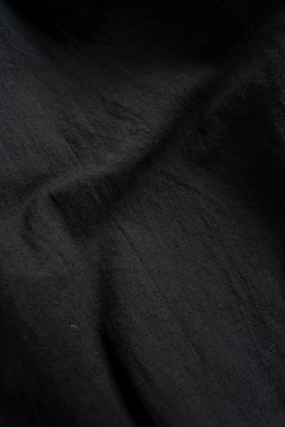 【ラスト1点】Sheeting Dyed Plain Weave Circle Pants/シーチングダイドプレーンウィーブサークルパンツ(BLACK)