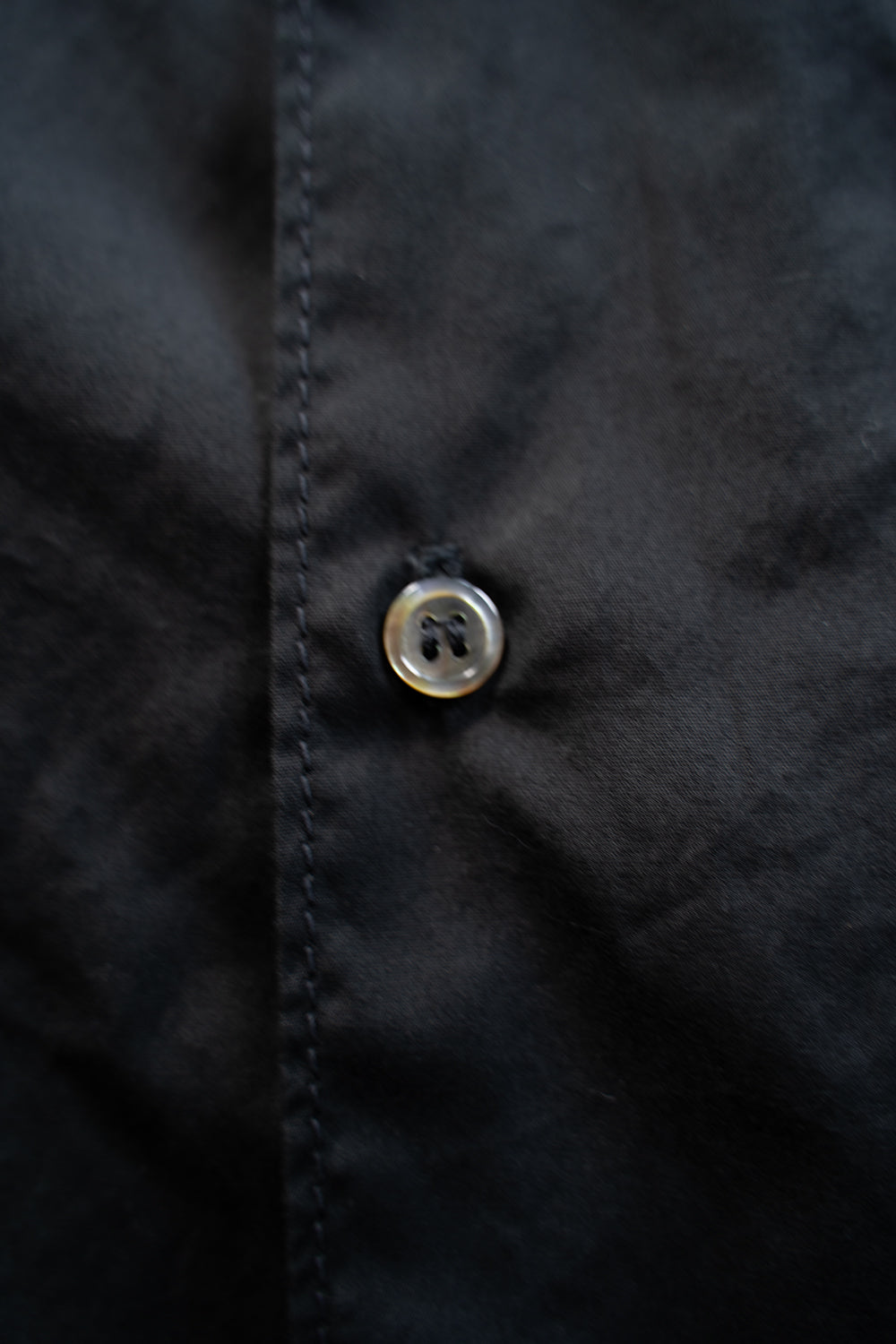 【ラスト1点】SH01B ボックスレギュラー2本針シャツ(BLACK)