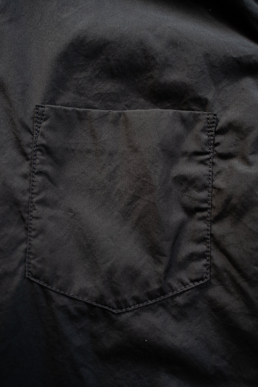 【ラスト1点】SH01B ボックスレギュラー2本針シャツ(BLACK)