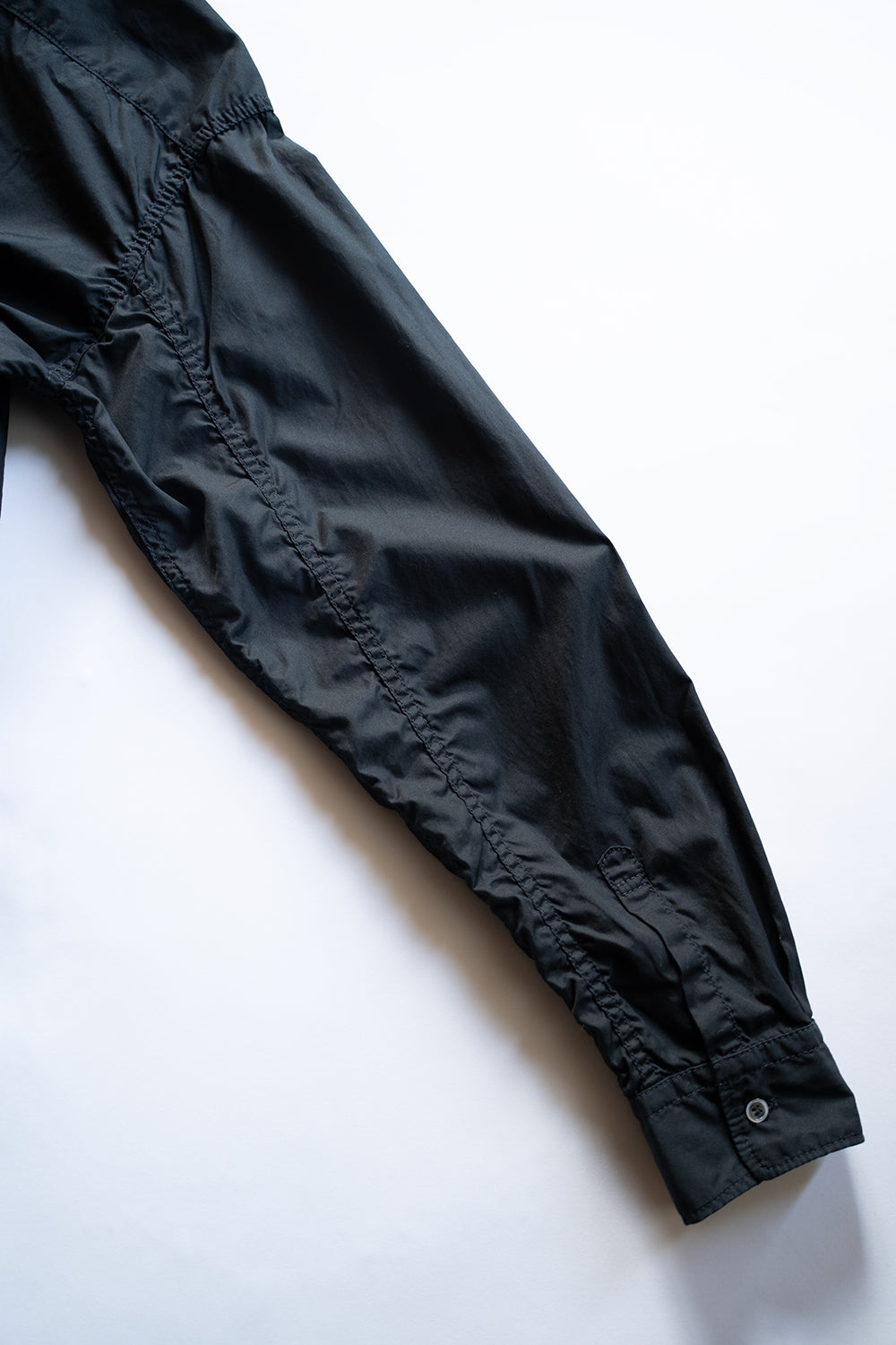 【ラスト1点】SH01B ボックスレギュラー2本針シャツ(BLACK)