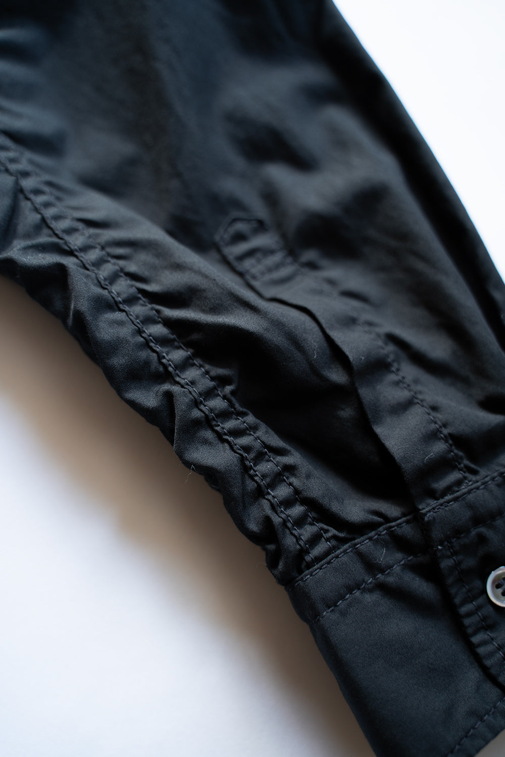 【ラスト1点】SH01B ボックスレギュラー2本針シャツ(BLACK)