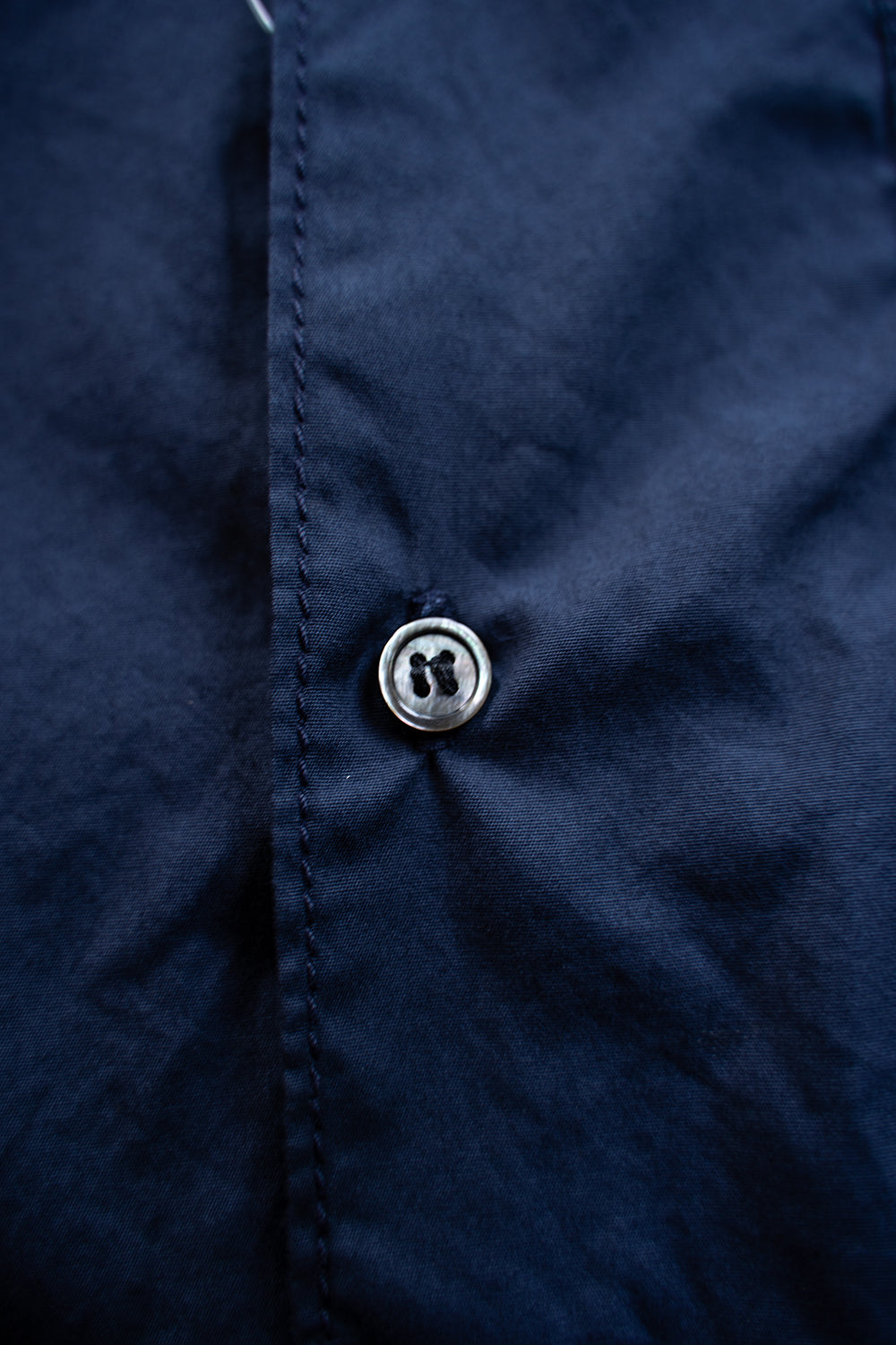 SH01B ボックスレギュラー2本針シャツ(NAVY)