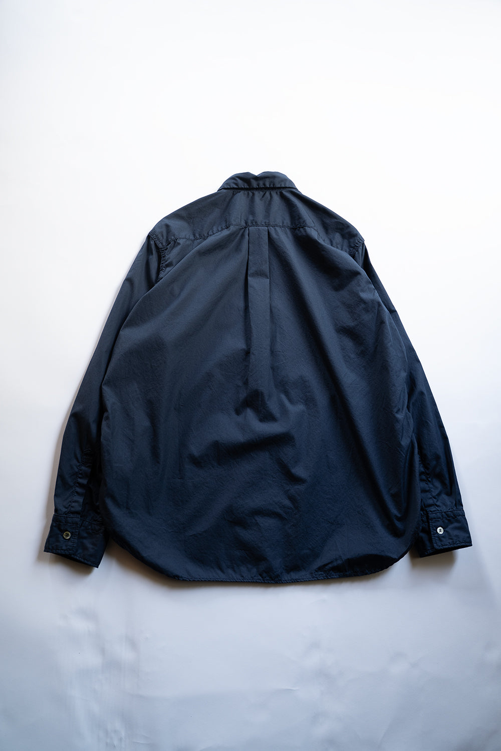 SH01B ボックスレギュラー2本針シャツ(NAVY)