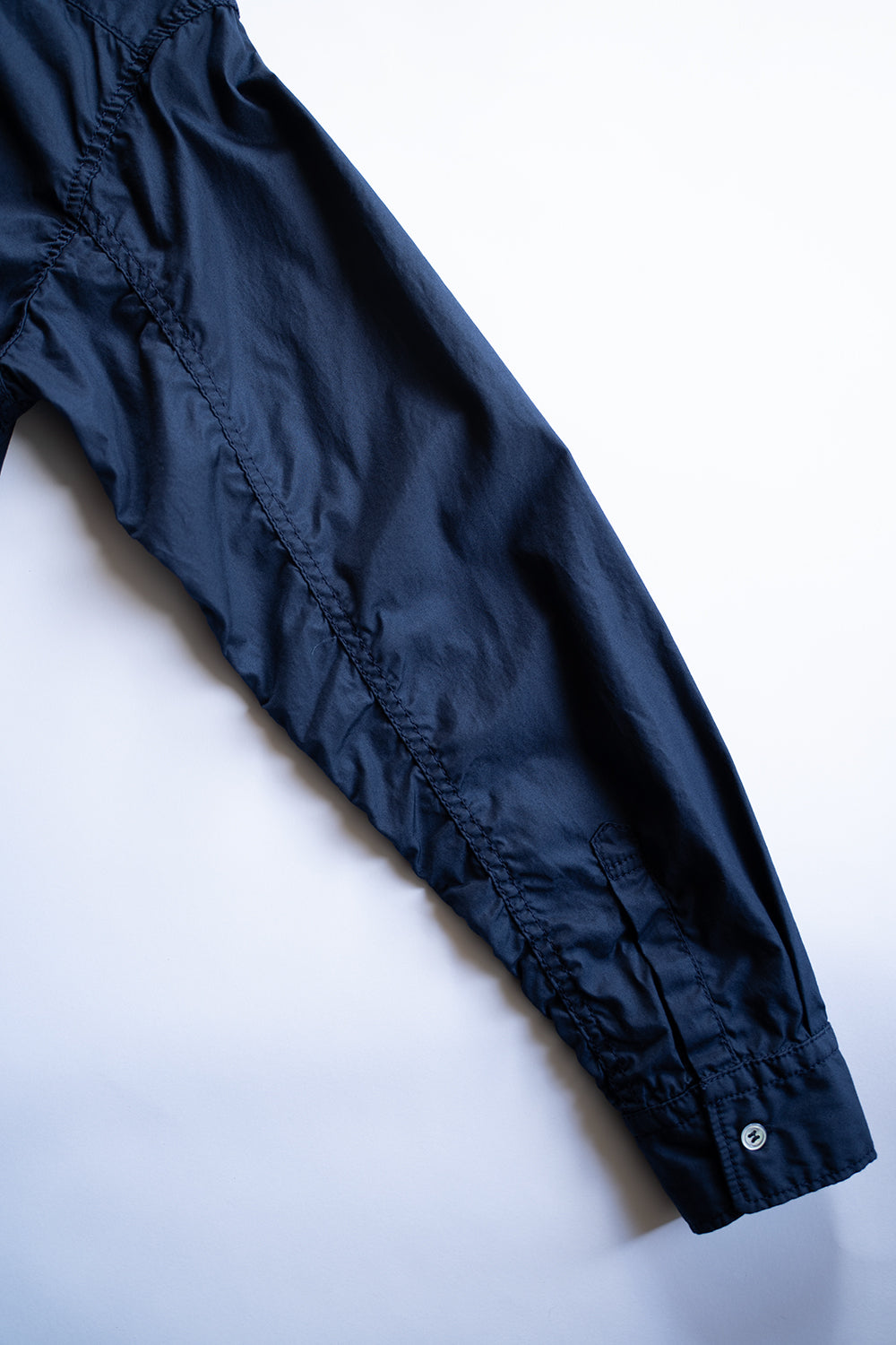 SH01B ボックスレギュラー2本針シャツ(NAVY)