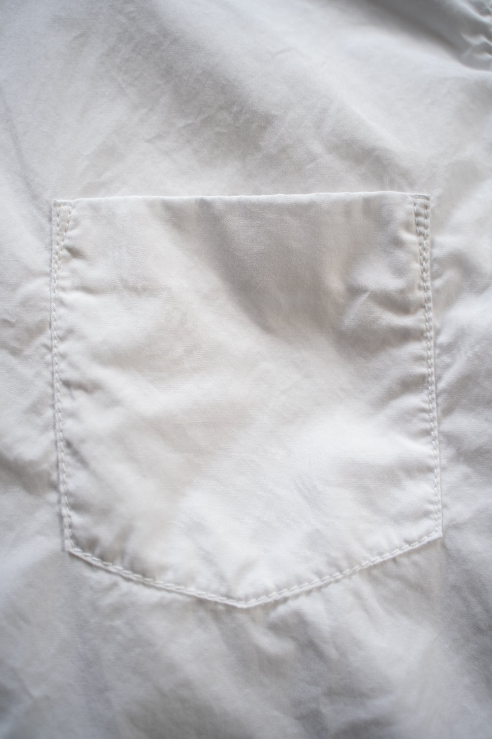 SH01B ボックスレギュラー2本針シャツ(WHITE)