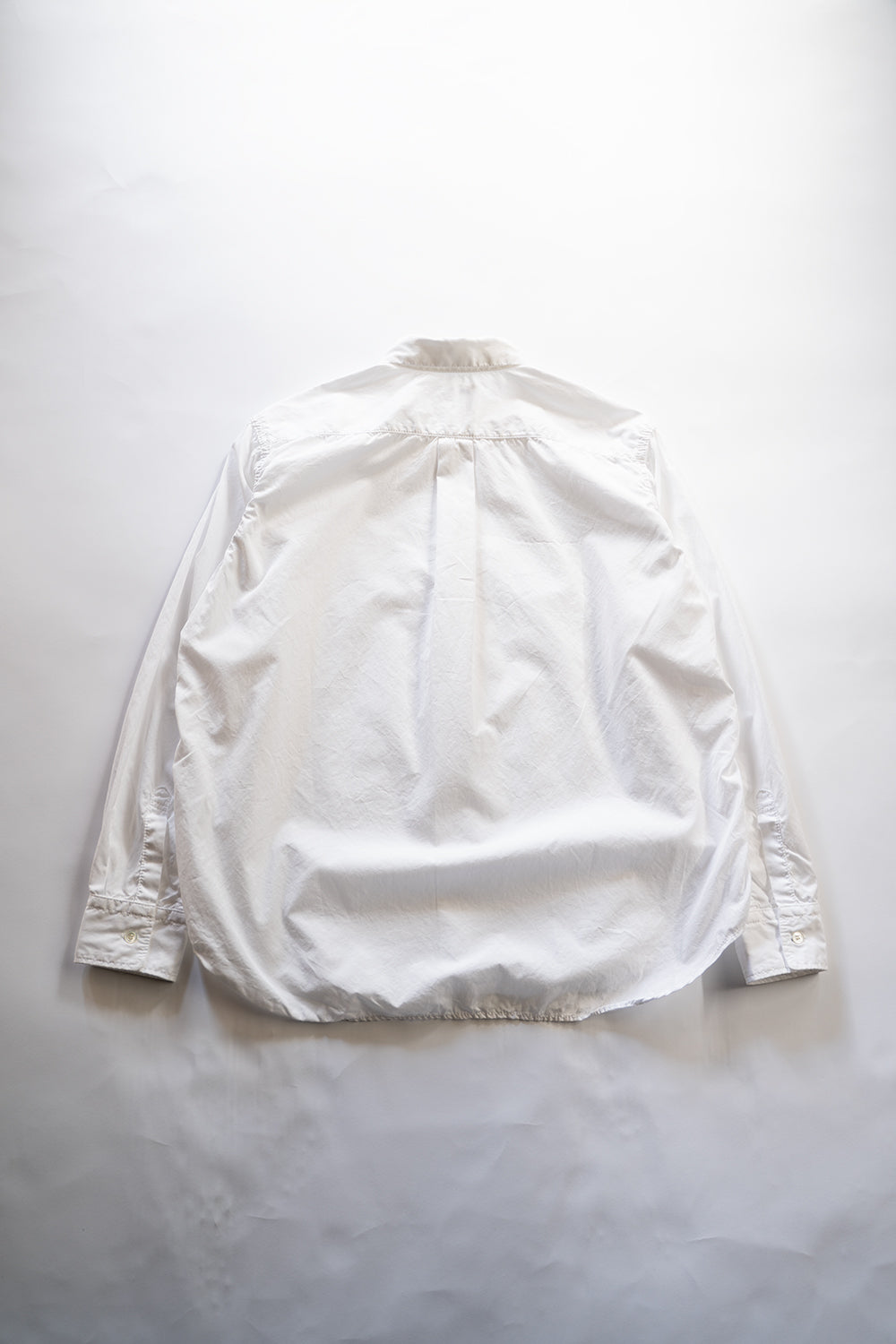 SH01B ボックスレギュラー2本針シャツ(WHITE)