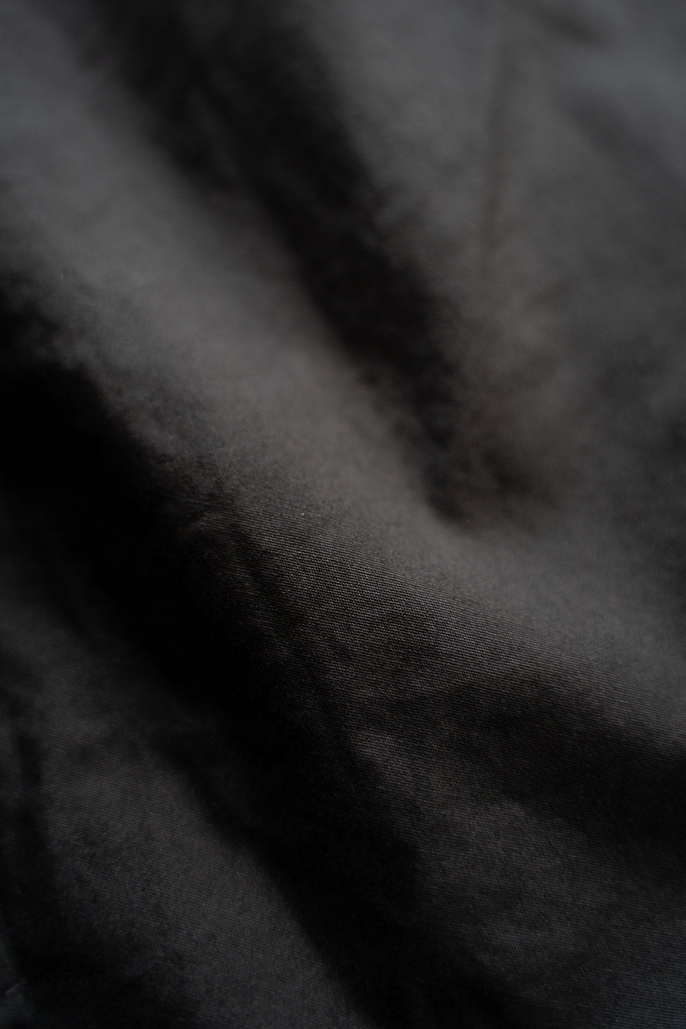 SH04B ボックスワイド3本針シャツ(BLACK)