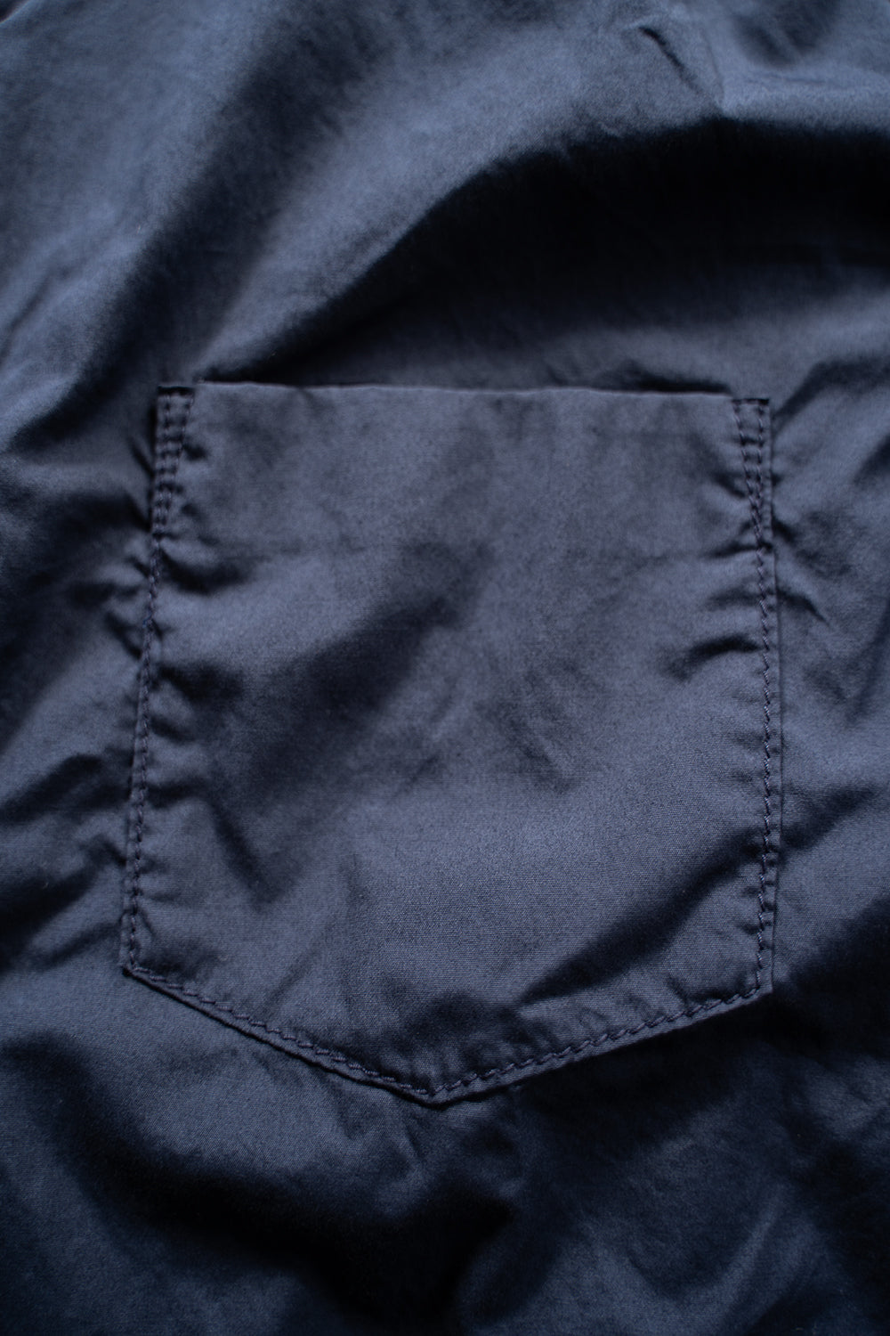 SH04B ボックスワイド3本針シャツ(NAVY)