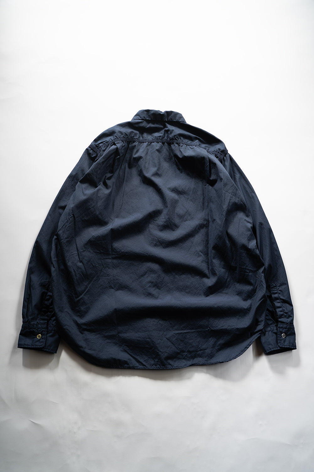 SH04B ボックスワイド3本針シャツ(NAVY)