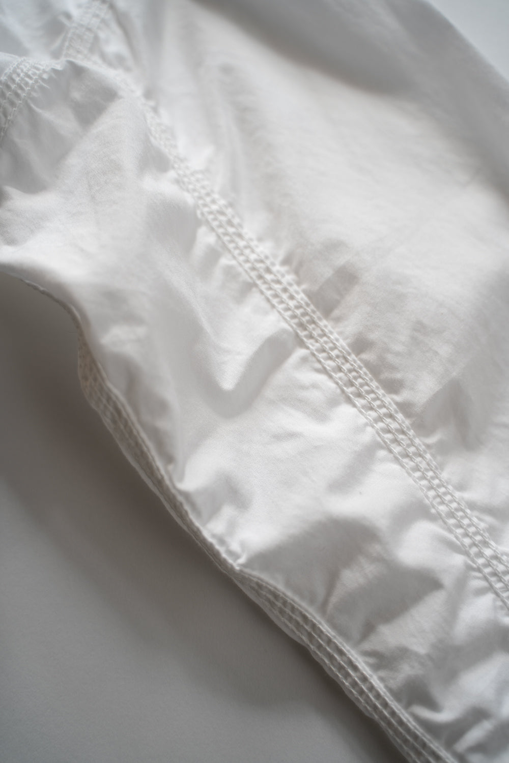 SH04B ボックスワイド3本針シャツ(WHITE)