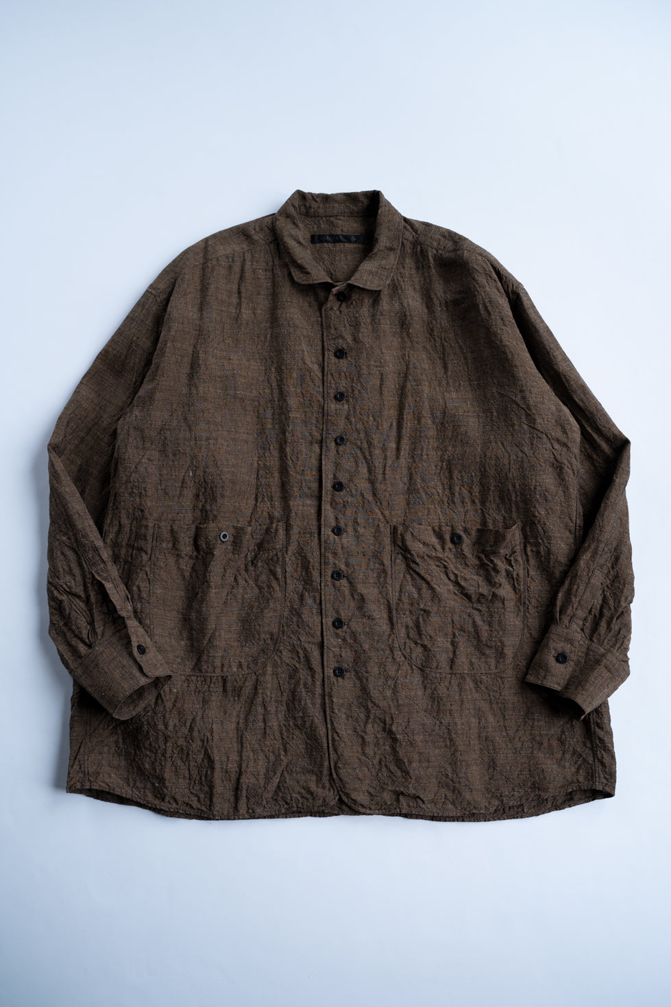 【ラスト1点】Back Flap Shirts With Big Pockets”SH-051”-LC(SAFRON)