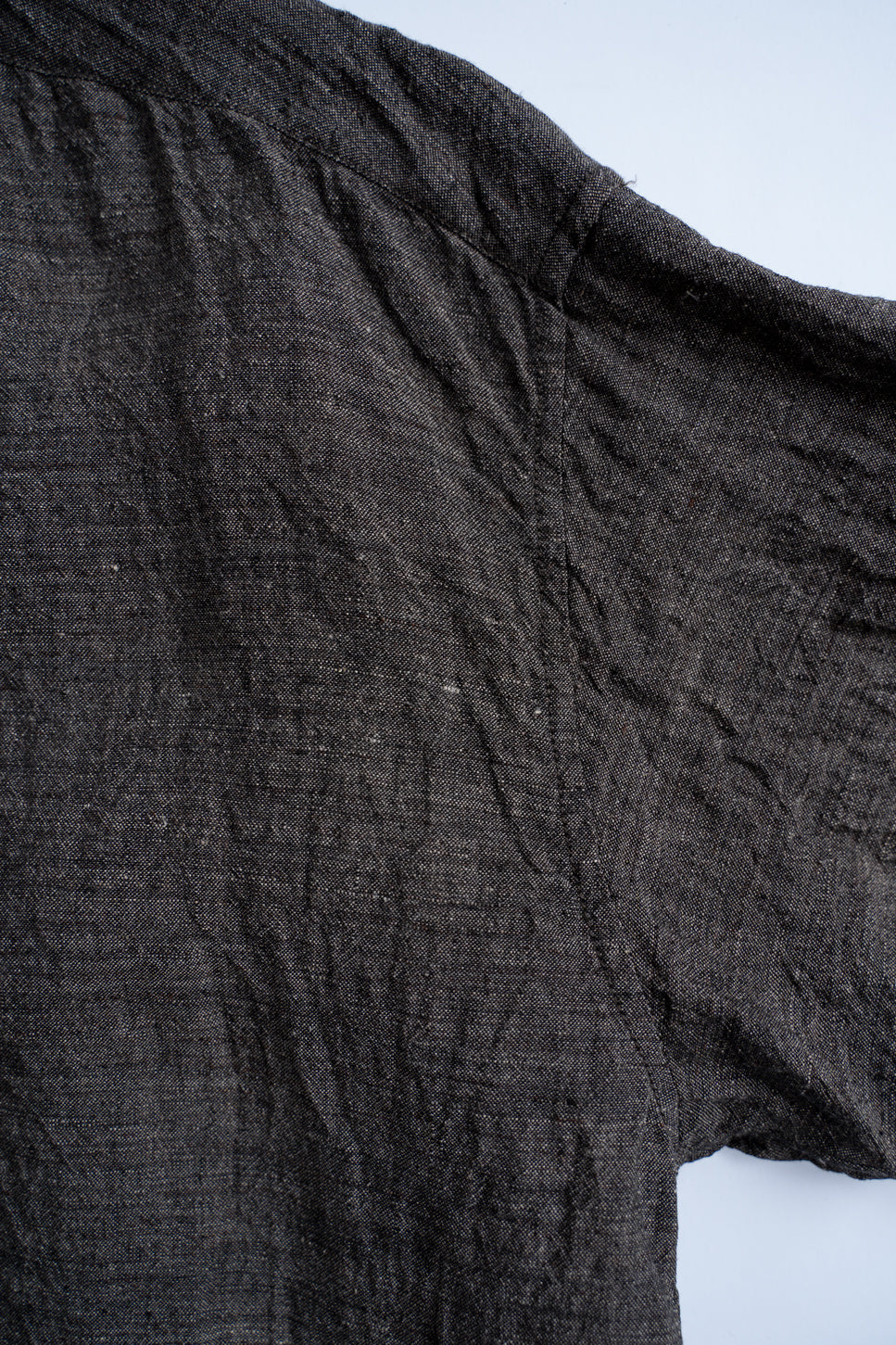 【ラスト1点】Back Flap H/S Shirts With Big Pockets”SH-052”-LC(BROWN)