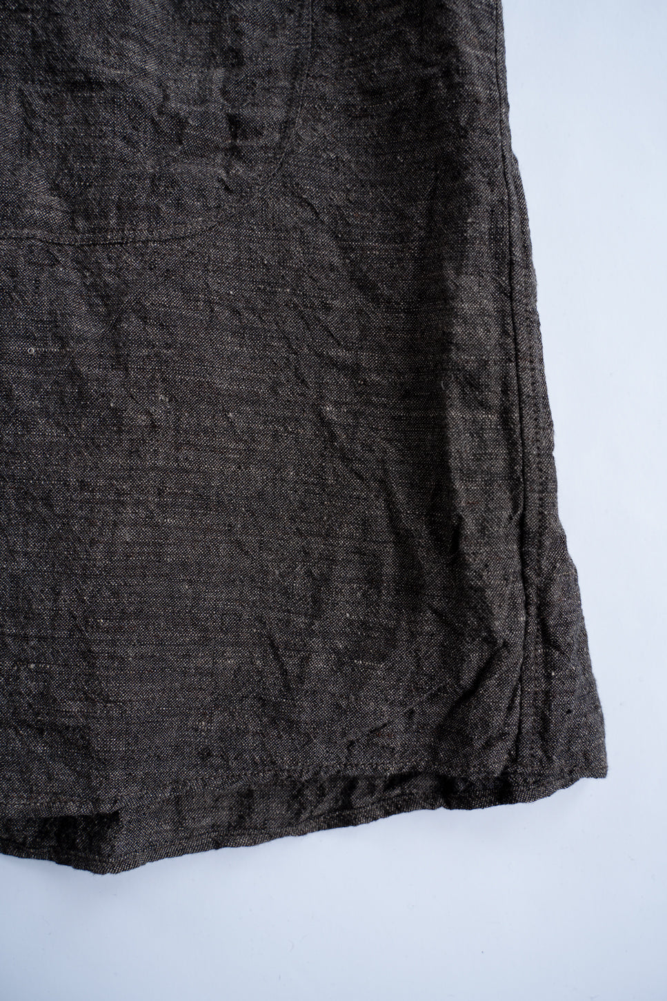 【ラスト1点】Back Flap H/S Shirts With Big Pockets”SH-052”-LC(BROWN)