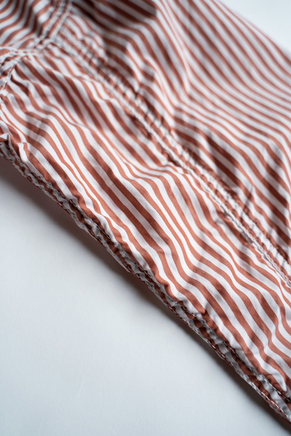 SH01B LEGGIUNO ボックスレギュラー2本針シャツ(BROWN STRIPE)