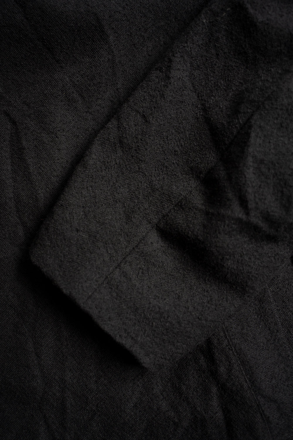 【ラスト1点】ループヤーンヘリンボンフーデッドコート(BLACK)