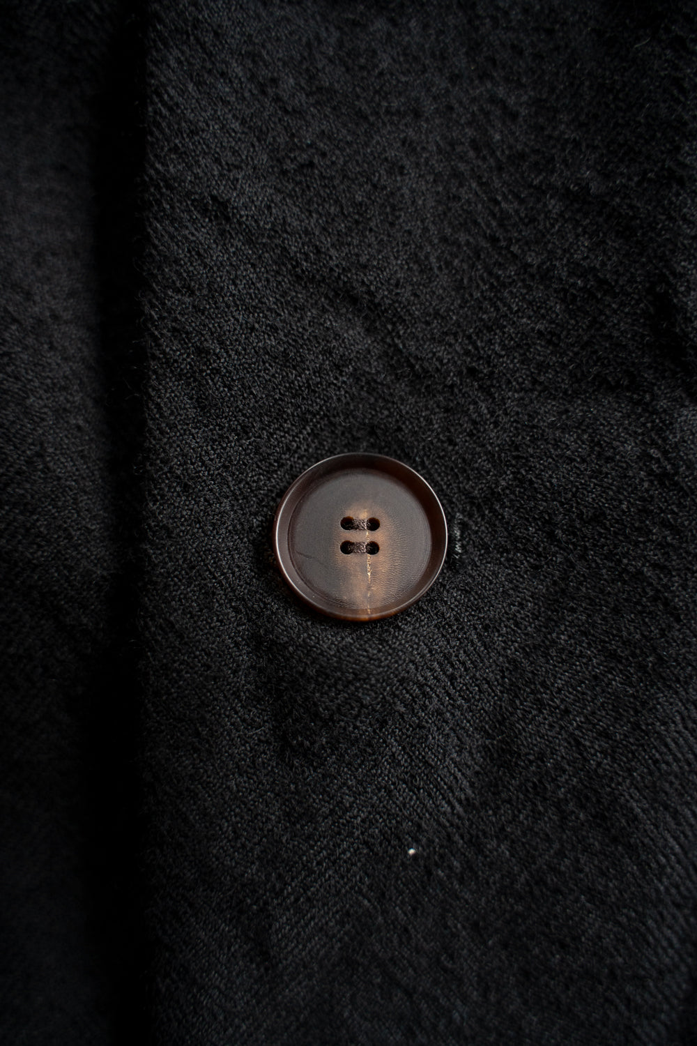 【ラスト1点】ループヤーンヘリンボン ロングコックジャケット(BLACK)