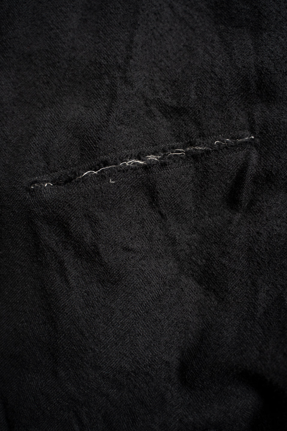 【ラスト1点】ループヤーンヘリンボン ロングコックジャケット(BLACK)