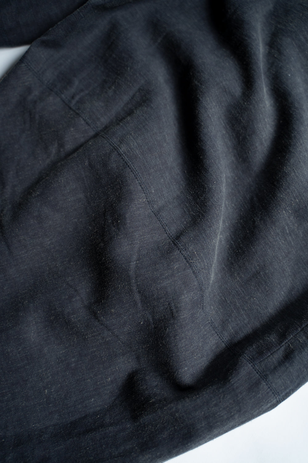 【ラスト1点】ピグメントワッシャーバックサテン サークルパンツ(DARK BLUE)