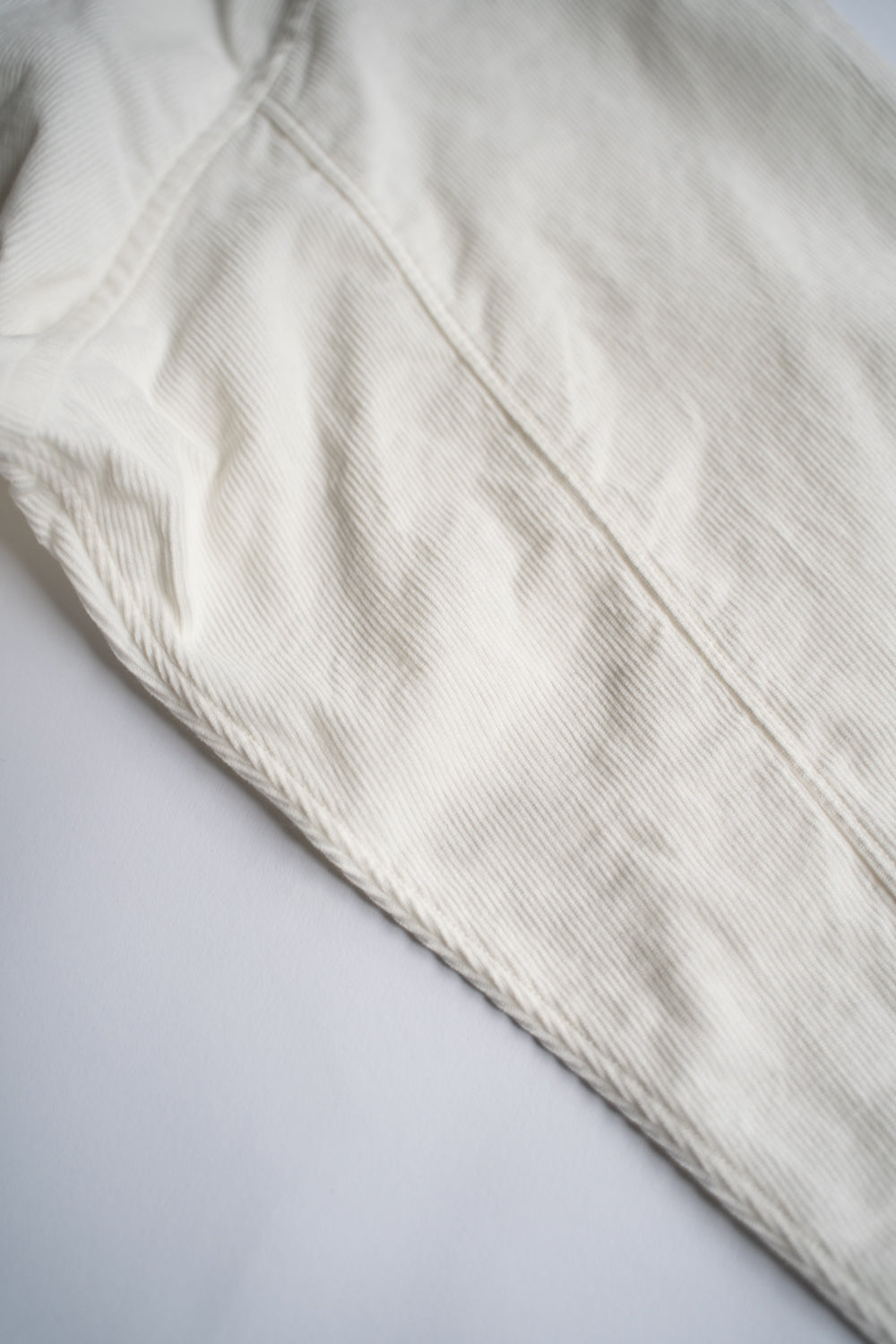 SH01B コーデュロイボックスレギュラーカラーシャツ(OFF WHITE)