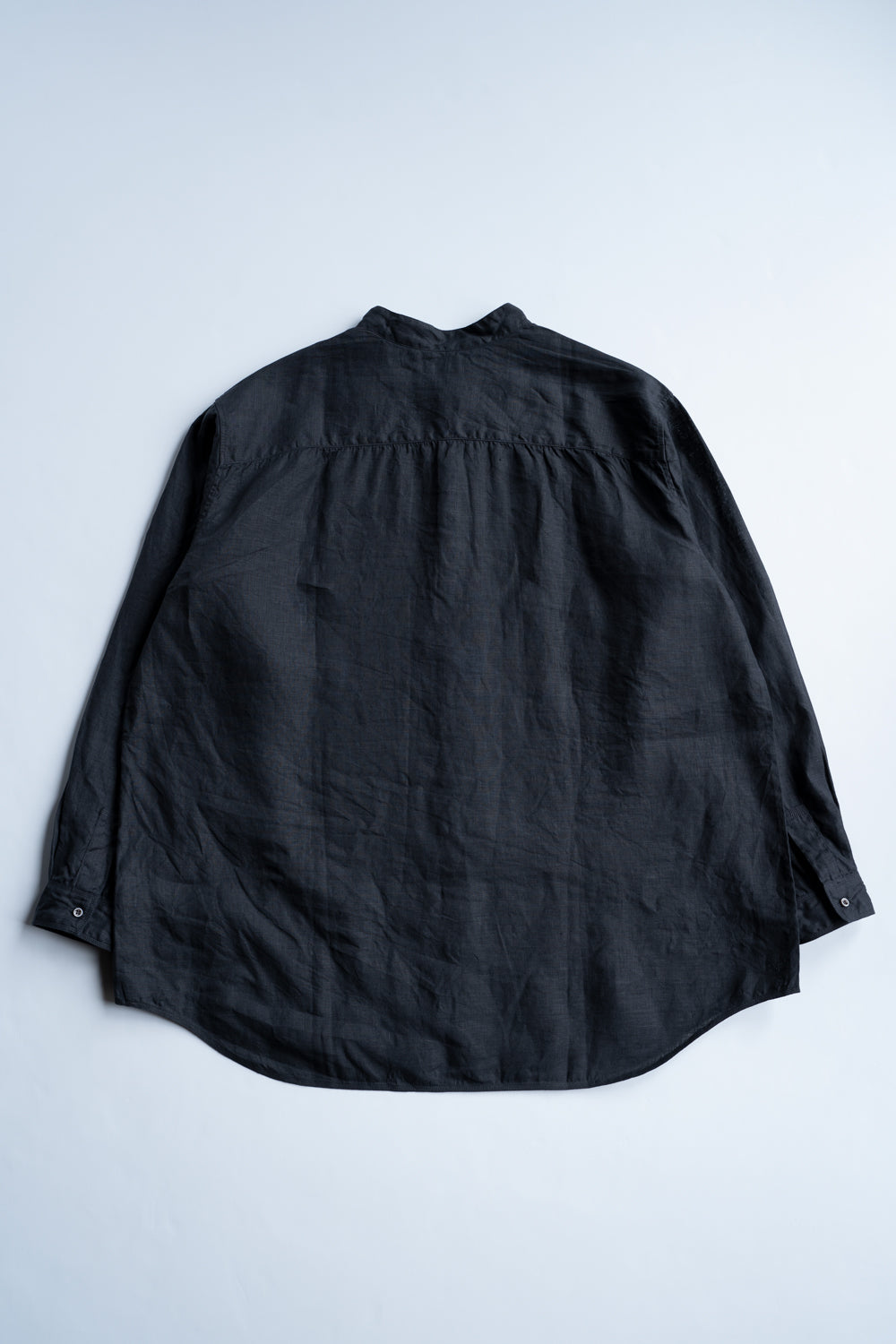 大麻シャツ 3(墨黒)