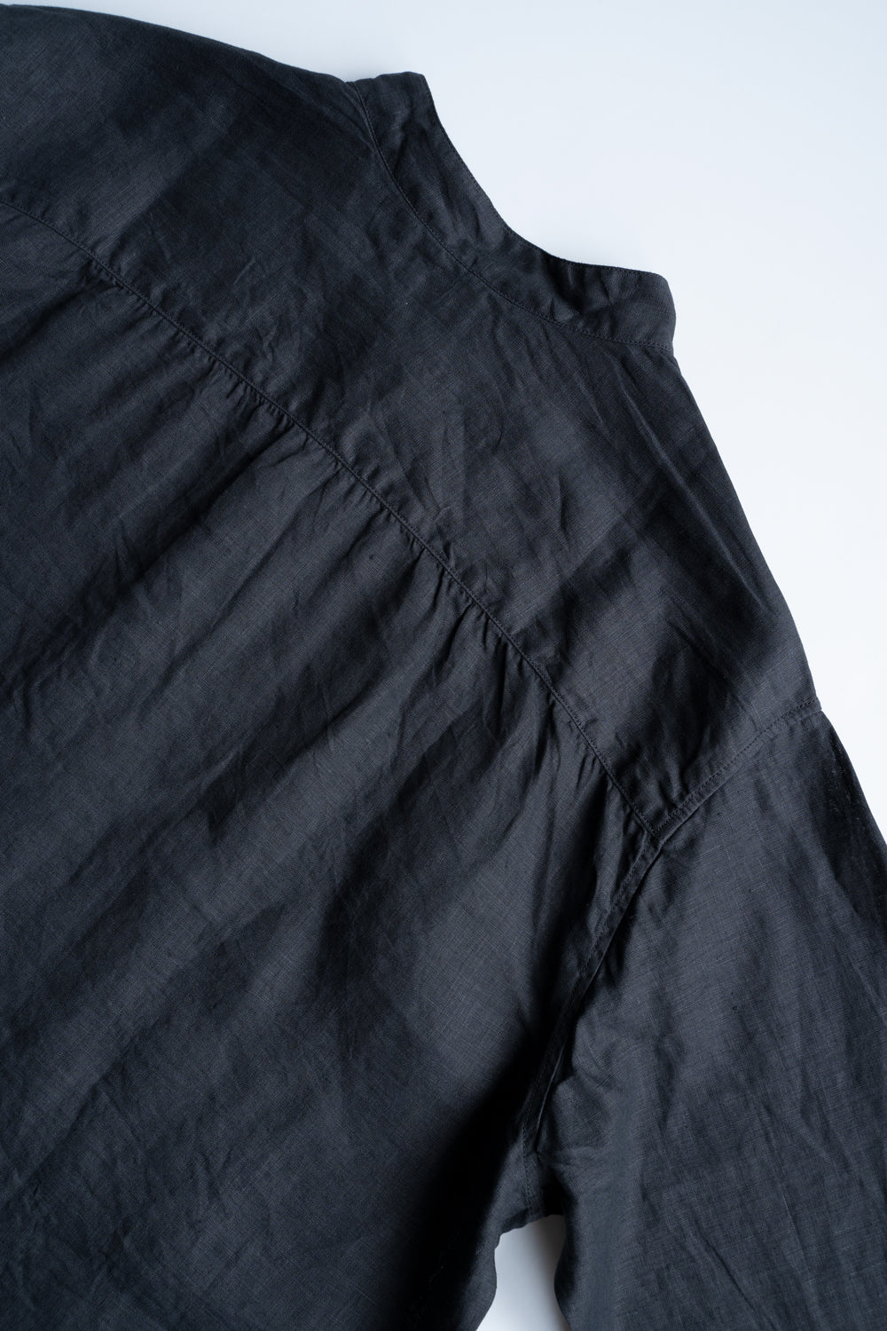 大麻シャツ 3(墨黒)