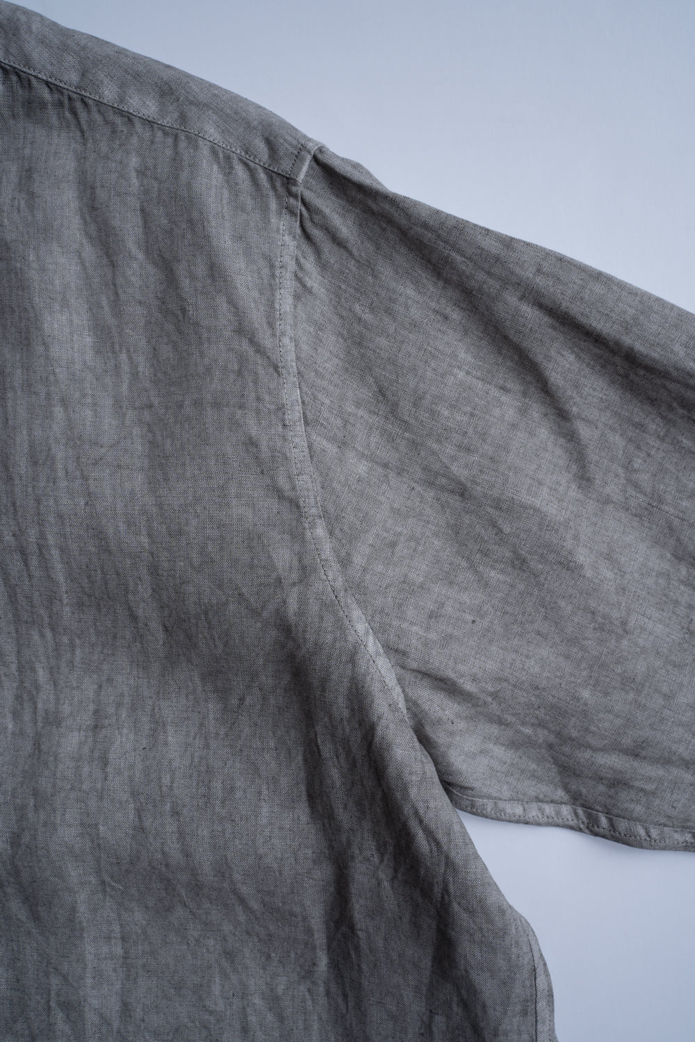 大麻シャツ 3(松煙)