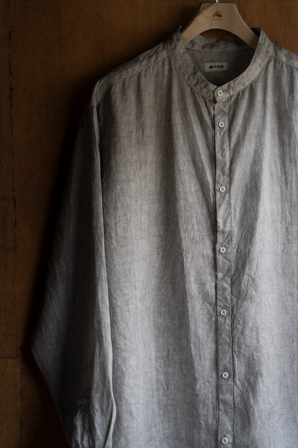 大麻シャツ 3(松煙)