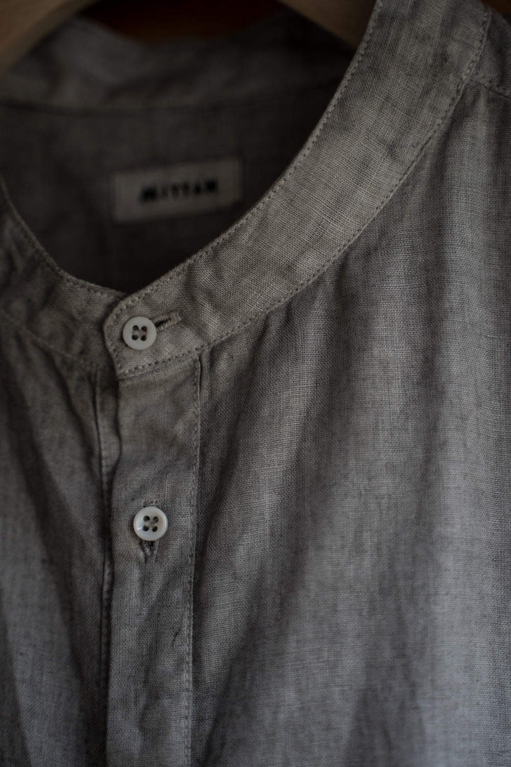 大麻シャツ 3(松煙)