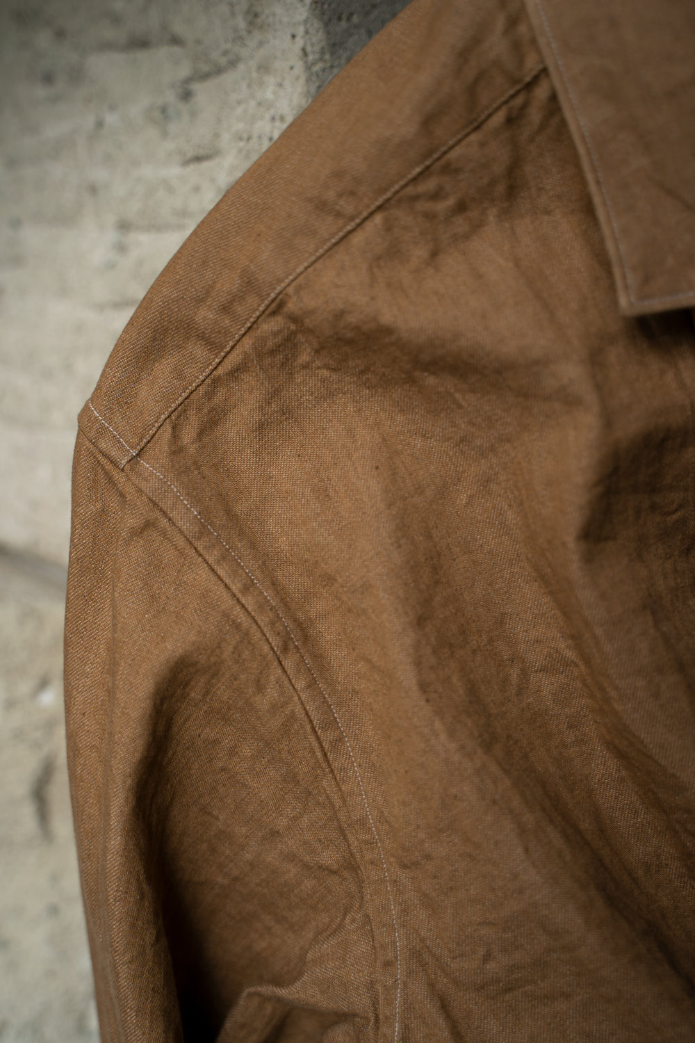 SH04B ワイドスプレッド Denim(BROWN)