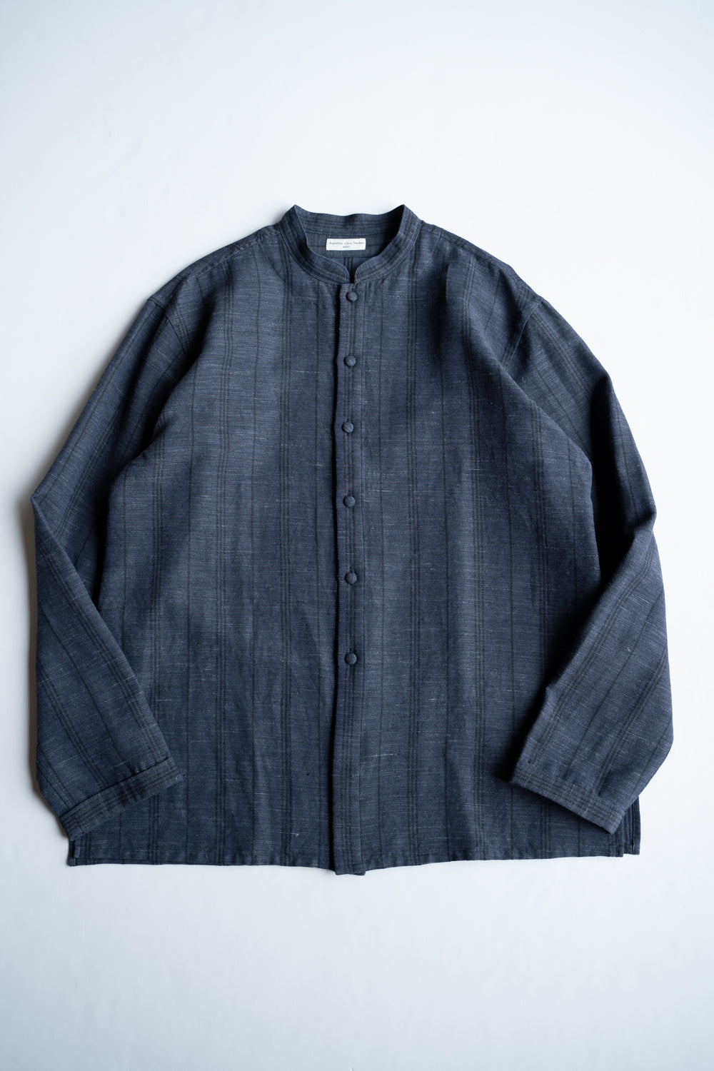 Ethnic Stripe Lounge Shirt(SMALT BLUE)