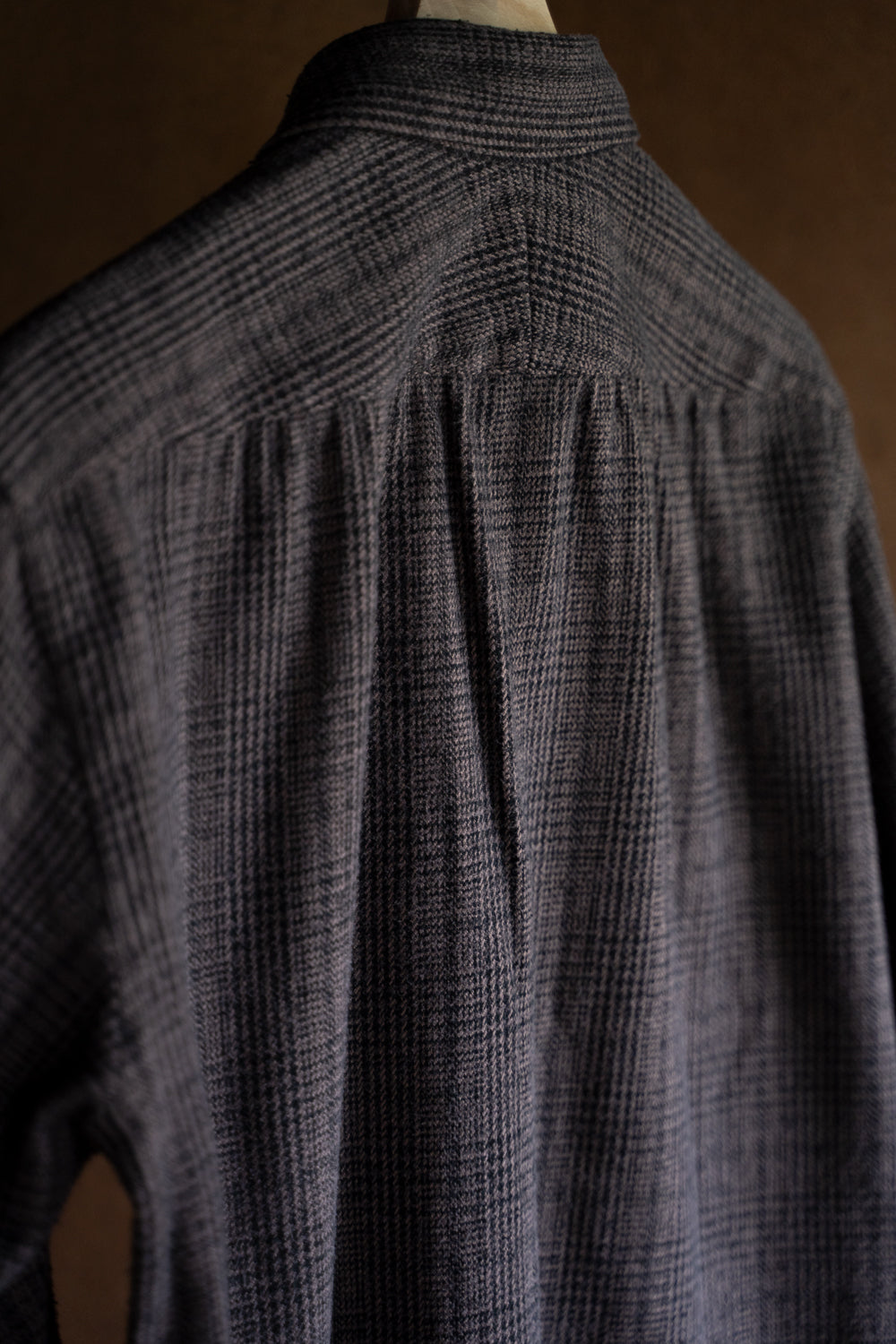 Mist Glen Windsor Wide Collar Shirt(SEPIA BROWN)