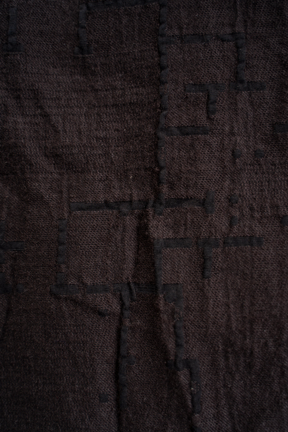 【ラスト1点】Site Plan Jaquard Long Cock Jacket/サイトプランジャカードロングコックジャケット(DARK BROWN)