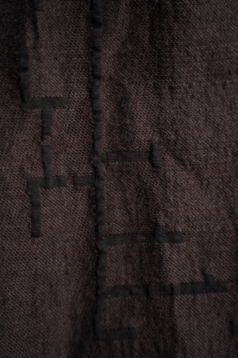 Site Plan Jaquard Curved Yoke Pants/サイトプランジャカードカーブドヨークパンツ(DARK GRAY)