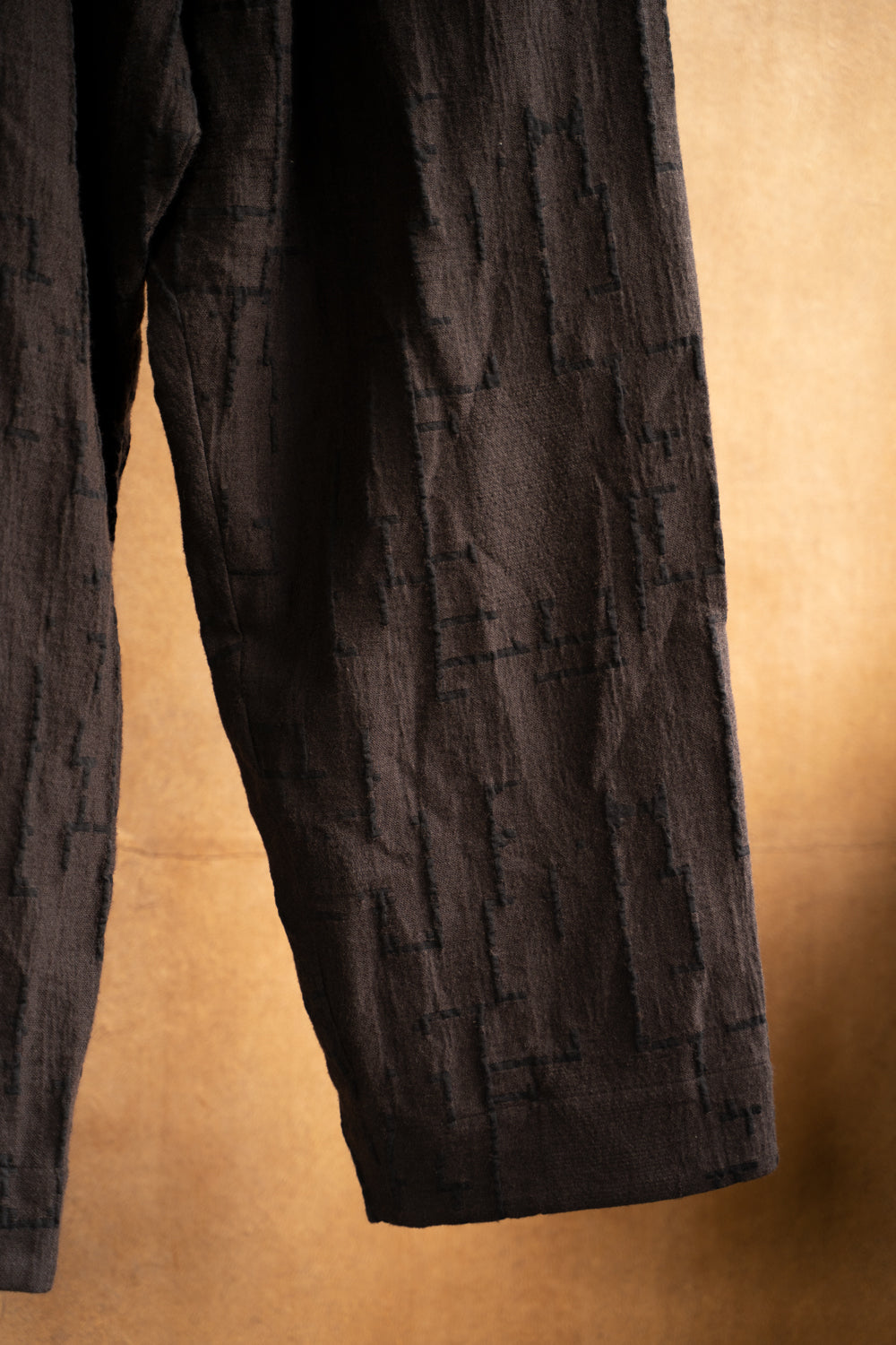 Site Plan Jaquard Curved Yoke Pants/サイトプランジャカードカーブドヨークパンツ(DARK GRAY)