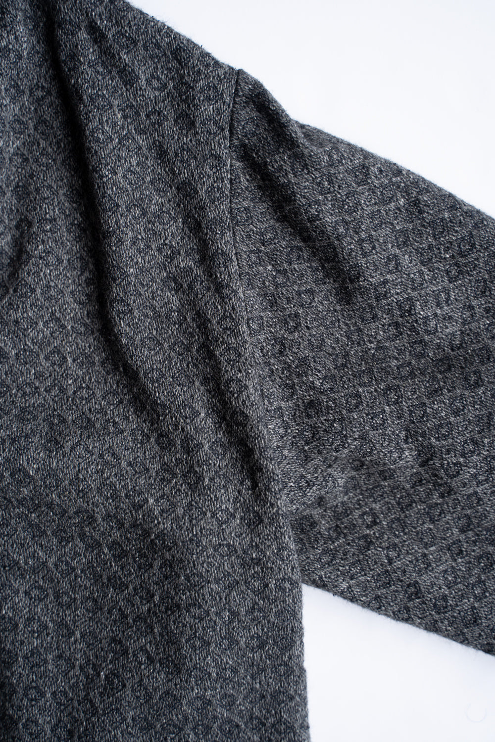 【ラスト1点】Square Dobby Cloth Hooded Coat/スクエアドビークロスフーデッドコート(DARK GRAY)
