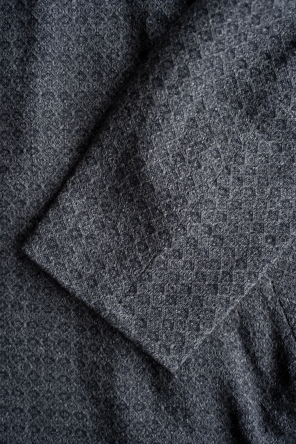 【ラスト1点】Square Dobby Cloth Hooded Coat/スクエアドビークロスフーデッドコート(DARK GRAY)