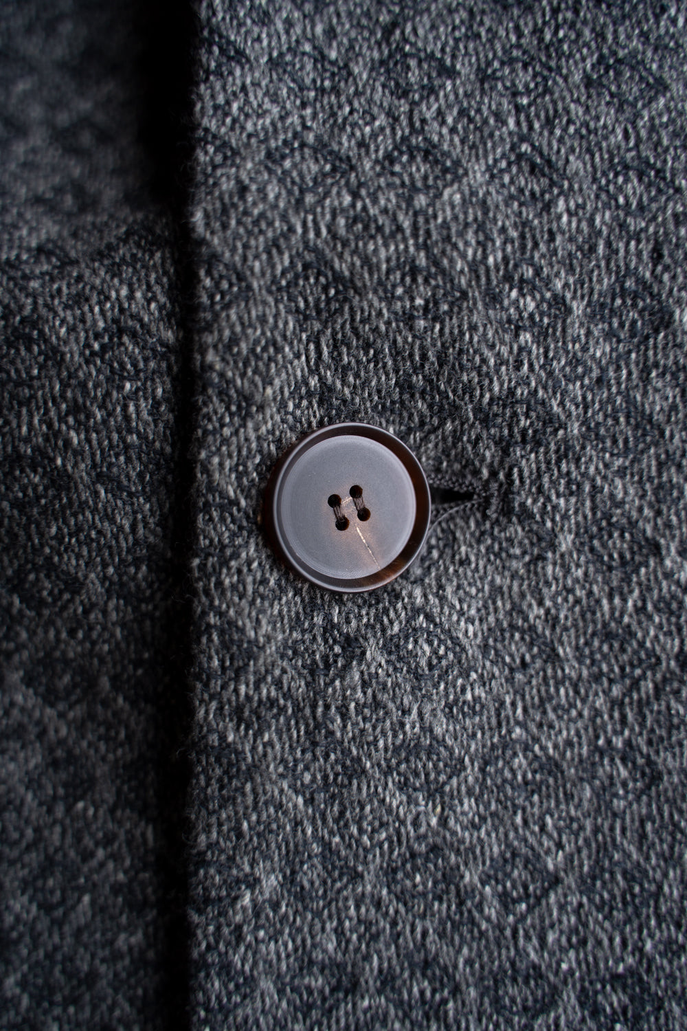 【ラスト1点】Square Dobby Cloth Hooded Coat/スクエアドビークロスフーデッドコート(DARK GRAY)
