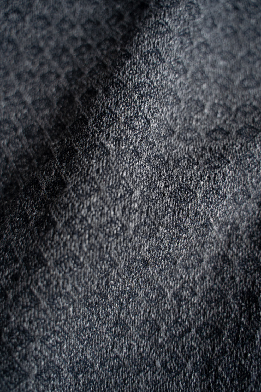 【ラスト1点】Square Dobby Cloth Hooded Coat/スクエアドビークロスフーデッドコート(DARK GRAY)