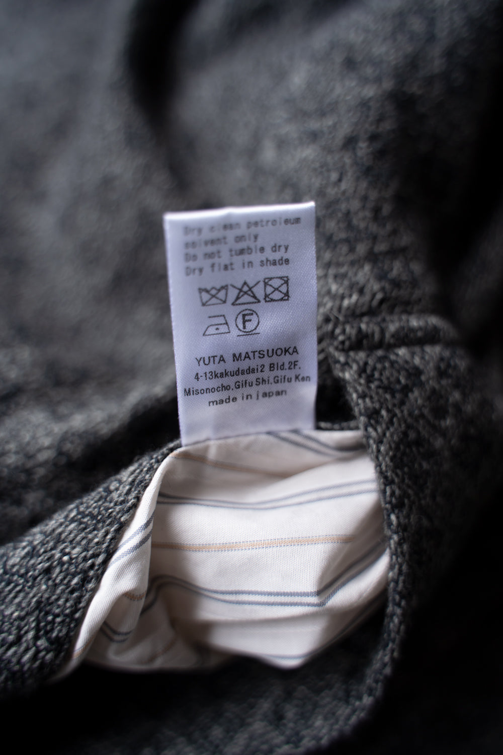 【ラスト1点】Square Dobby Cloth Hooded Coat/スクエアドビークロスフーデッドコート(DARK GRAY)