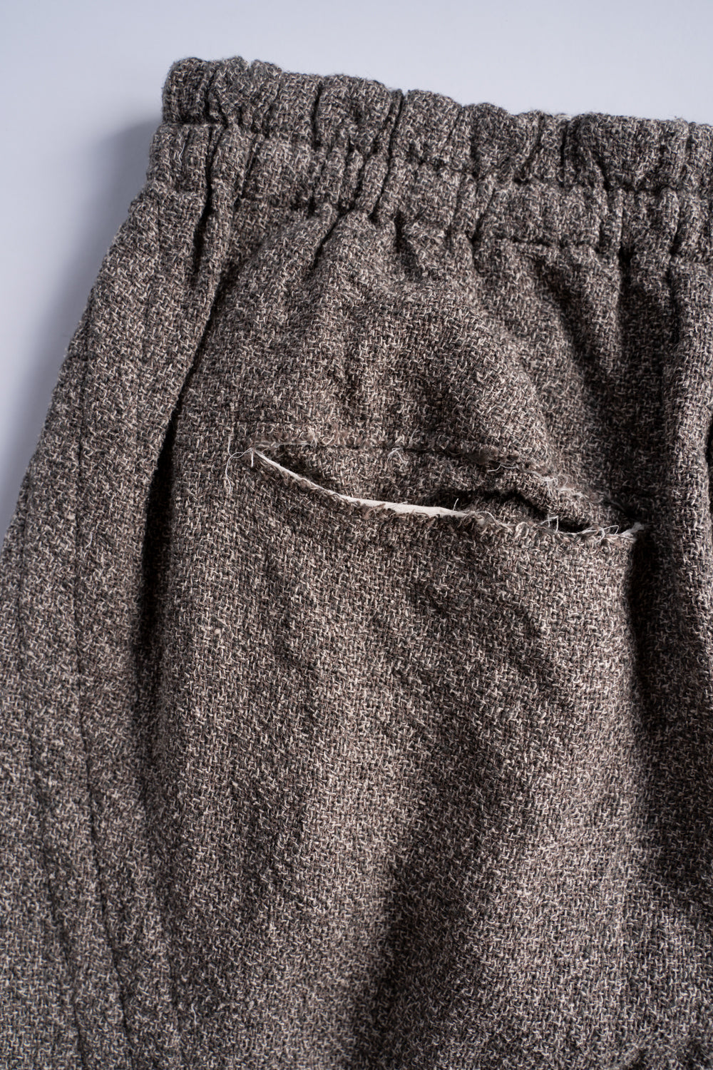 【ラスト1点】Special Twisted Yarn Fabric Baggy Pants/スペシャルツイステッドヤーンファブリックバギーパンツ(LIGHT BROWN)