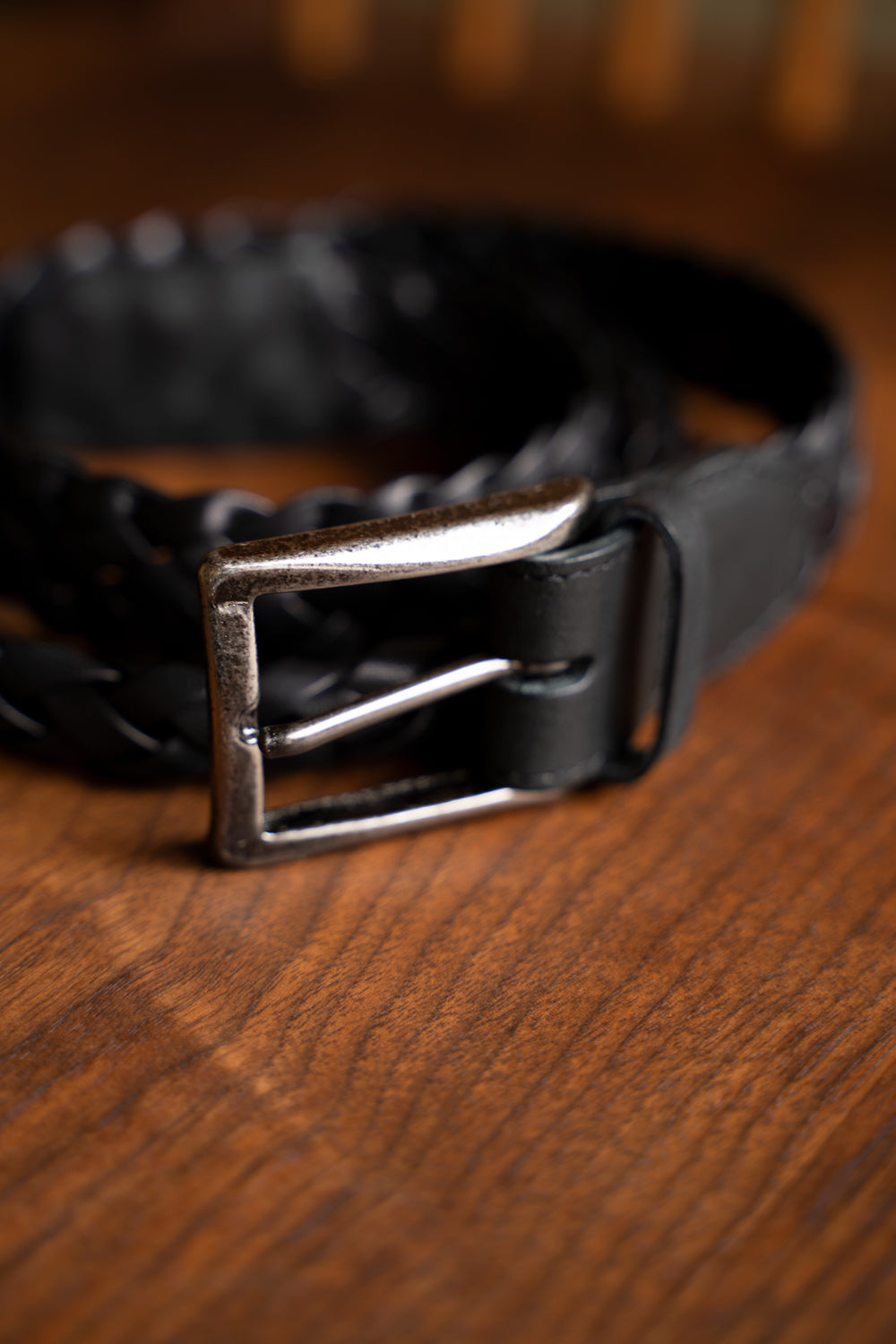 【ラスト1点】Hand Braided Handle Belt(BLACK)