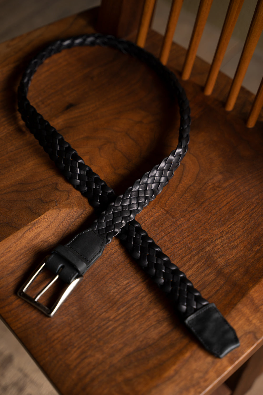 【ラスト1点】Hand Braided Handle Belt(BLACK)