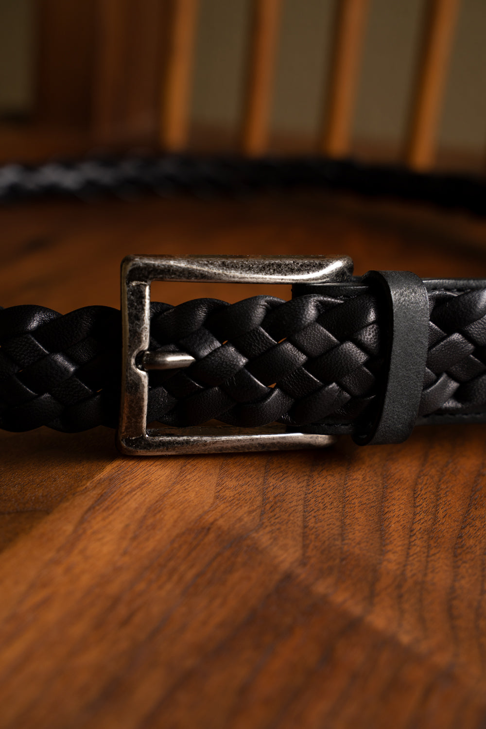 【ラスト1点】Hand Braided Handle Belt(BLACK)